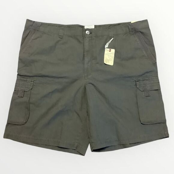 True Nation Men's Cargo Shorts in Washed Brown Size 52 NWT - Picture 1 of 10